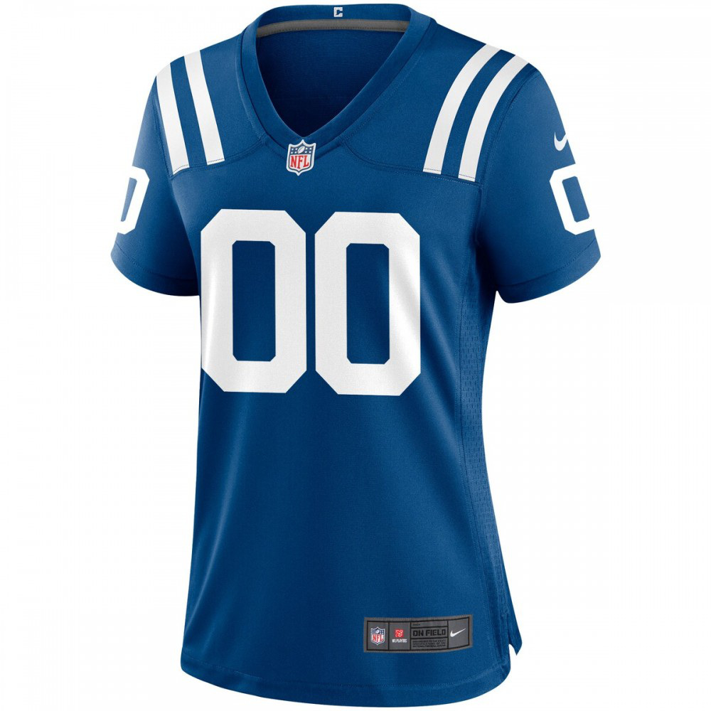 Nike Indianapolis Colts Women's Custom Game Jersey - Royal-GridironStore
